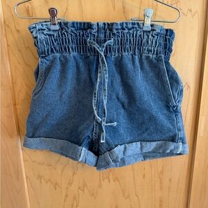 Pinkblush Blue High Waist Shorts